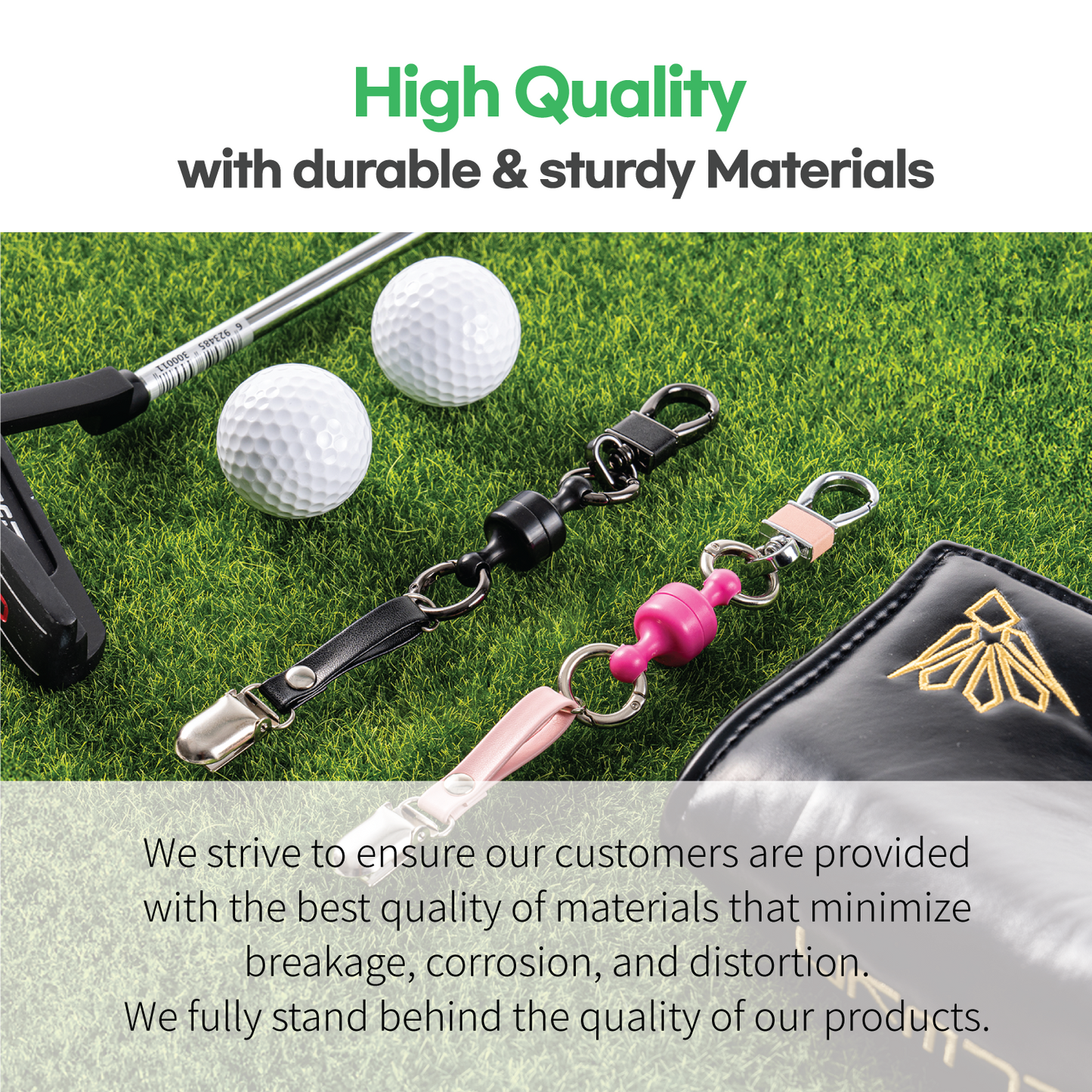 Mahalo Squad Magnetic Golf Putter Cover Holder
